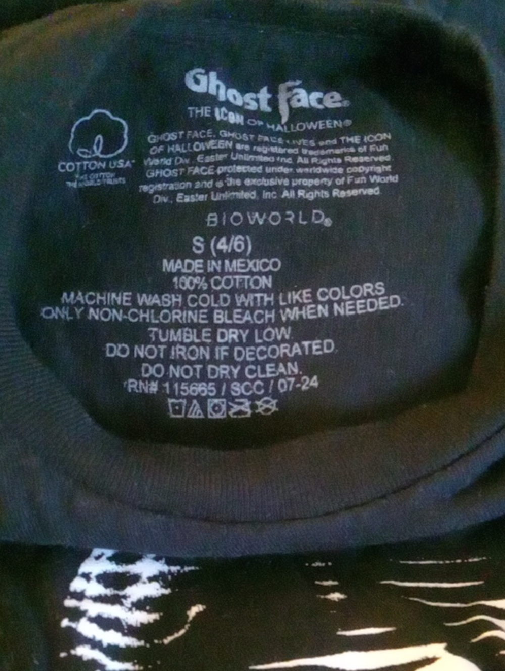 FREE "Call Me" GhostFace T Shirt Sz S Unisex NWOT - Picture 2 of 3